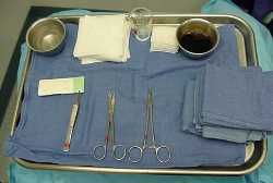 Suture tray