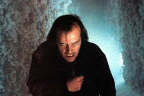 Jack Nicholson plays Jack Torrance in "The Shining."