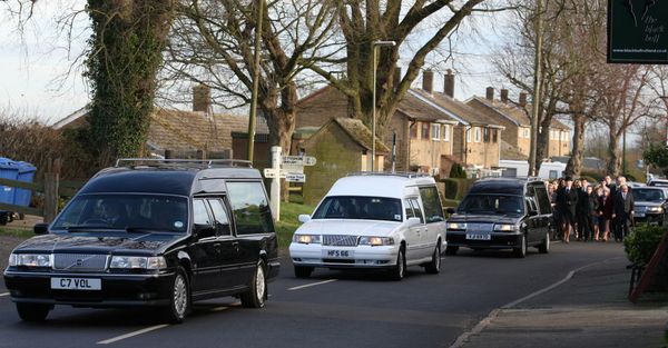 funeral procession, UK