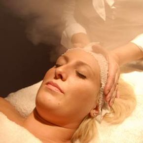 Steam spa treatment.