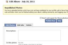 screen capture of facebook photo tagging page
