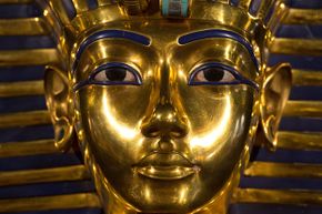 Replica of King Tutankhamen's death mask