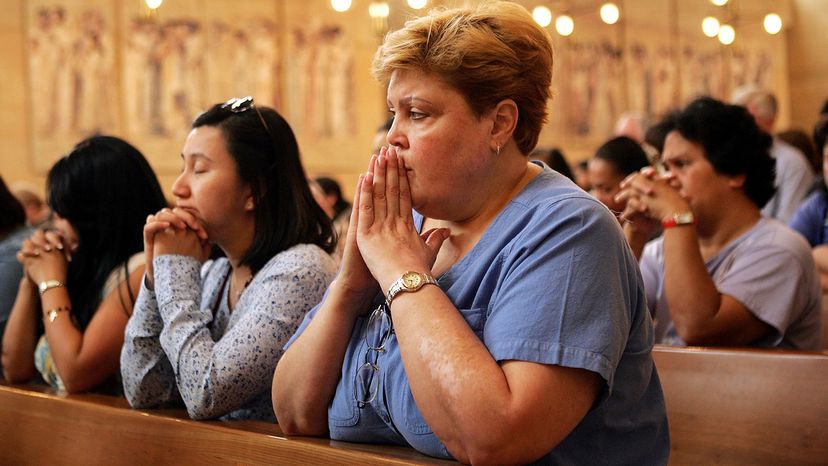 Several studies have explored the effects of prayer on illness, but studying the supernatural has proved difficult, to say the least. David McNew/Getty Images