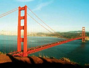 The Golden Gate's vibrant color and 4,200-foot span make it one of the mostdistinctive bridges on the planet.