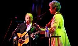 Paul Simon and Joan Baez