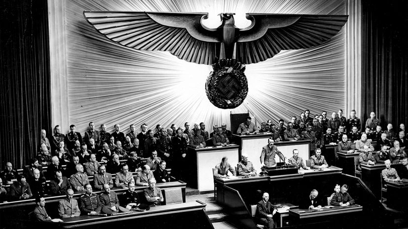 German dictator Adolf Hitler announced a declaration of war against the United States to the&nbsp;Reichstag Dec. 11, 1941. Wikimedia/Used Under Creative Commons CC BY-NC-ND 3.0 License