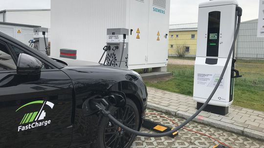 Electric Car Charging Goes Super Fast