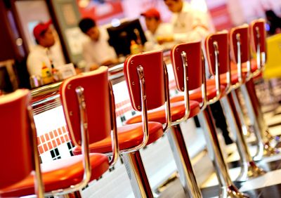 inside of a fast food restaurant