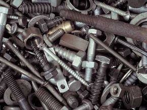 When putting things together, there are many kinds of fasteners from which to choose. See more pictures of hand tools.