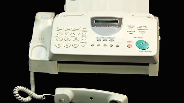 old fax machine