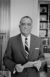J. Edgar Hoover in 1961