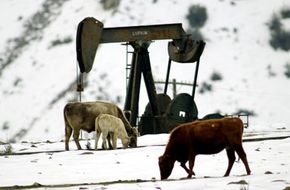 oil drilling in the tundra