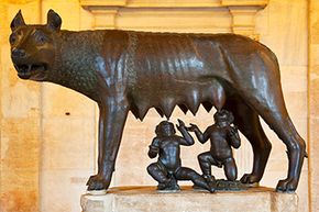Romulus and Remus are some of mythology's original feral children.