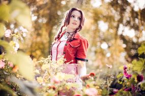 final fantasy vii character cosplay aerith gainsborough