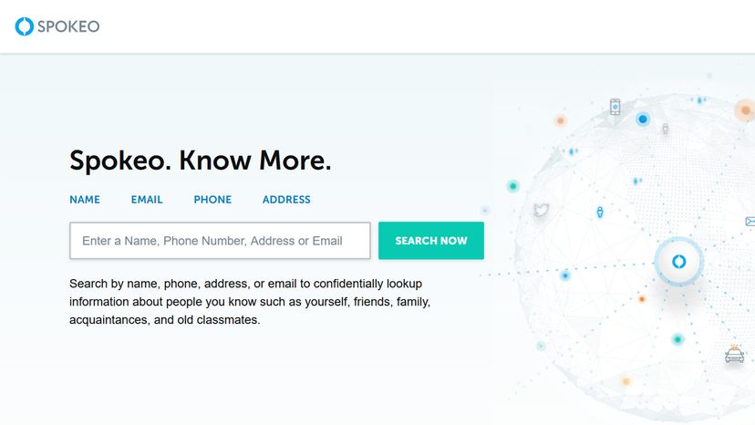 Spokeo website landing page.&nbsp;