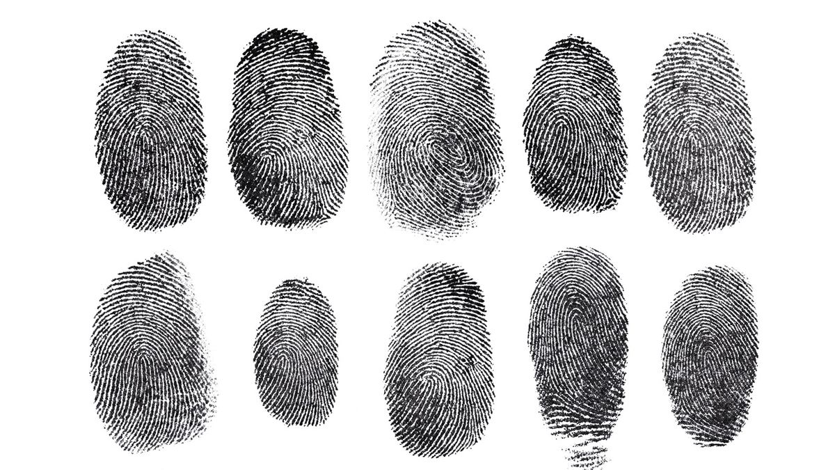 image of set of finger prints not mine