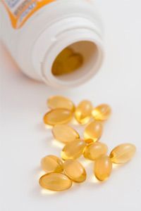 Fish oil capsules can be a good source of omega-3 fats. ­