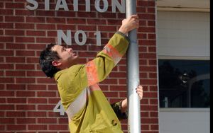 Fireman on a pole