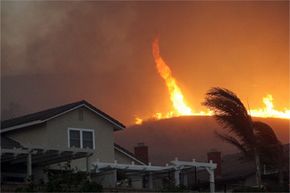 fire tornado in Cali