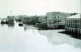 In 1927, the Mississippi River overflowed, flooding many cities along its coast.