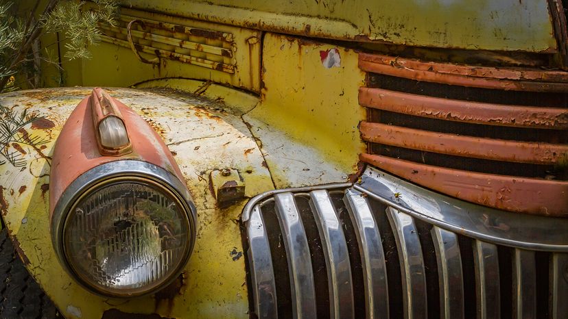 Car with rust