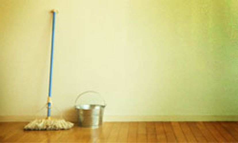 最终的地板清洗测试”width=