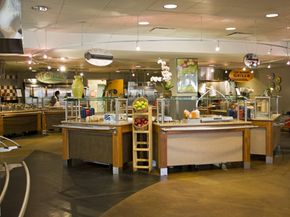 Commissaries may resemble cafeterias, but there are some differences.