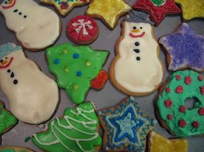 Food storage for Christmas cookies