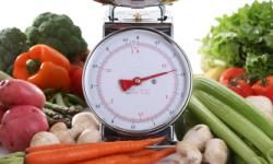 scale weighing vegetables