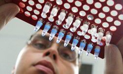 A forensic analyst holds DNA samples that will be used to identify and prosecute a suspected serial killer.