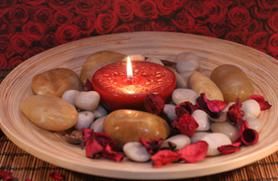 photo - candle and scented stones