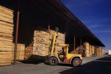 Forklifts can lift loads that are thousands of pounds, often several stories into the air, all without tipping over.