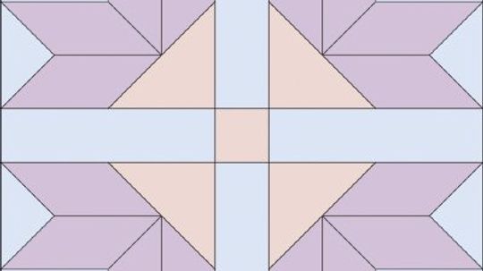 Four Corner Flowers Quilt Block