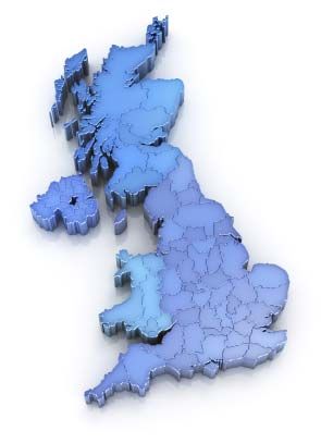 Map of England