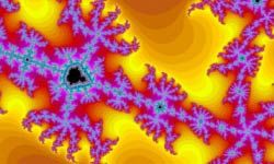 The Mandelbrot set is the most famous of the fractals, and is often used to create computer-generated fractal art.