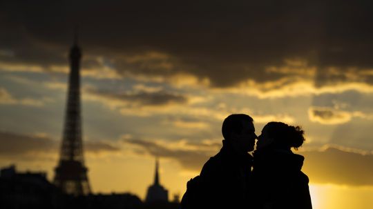 Did French kissing start in France?