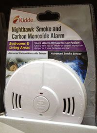 Smoke and carbon monoxide detector.