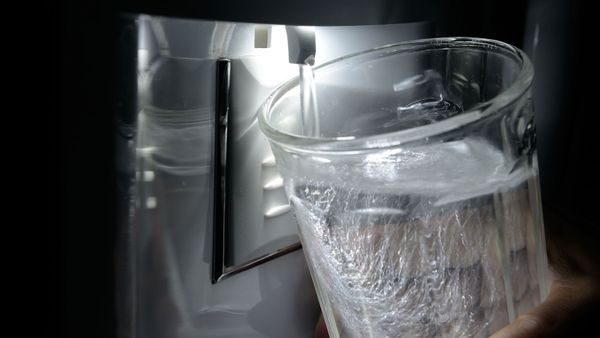 water from fridge dispenser