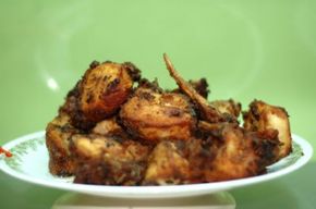 Perfect fried chicken: Crispy outside, moist and tender inside. See more fried food with these fried food pictures.