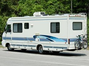 A front-mount receiver would allow those bicycles to move to the front end of this RV.