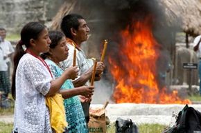 Maya ceremony