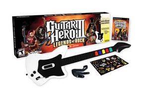Guitar PicturesGuitar Hero players shred on a plastic guitar-shaped controller modeled after Gibson brand guitars. See pictures of guitars.