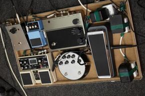 Guitar pedal board