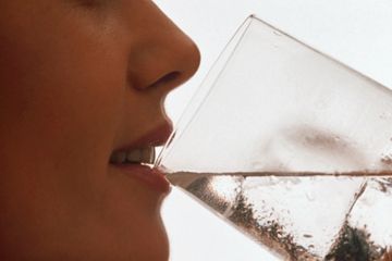 drinking water