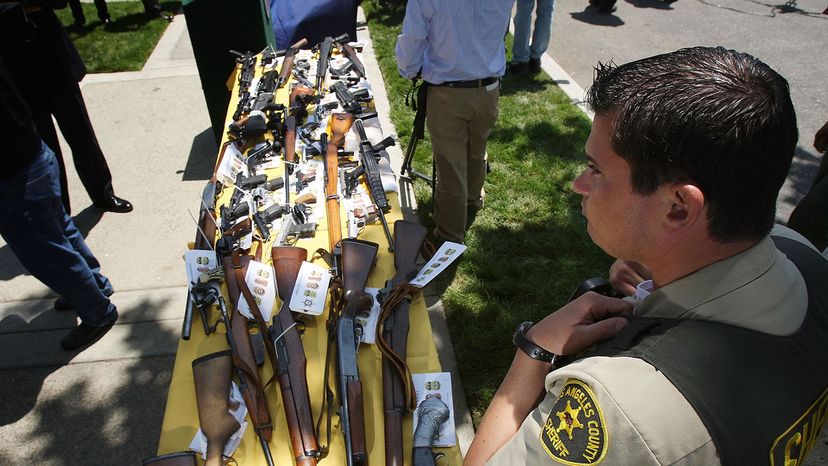 125 weapons confiscated