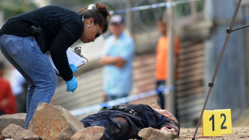 dead policeman Honduras