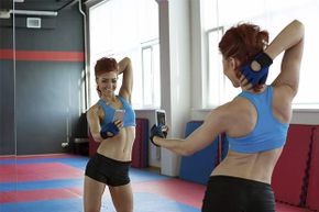 woman taking picture of herself