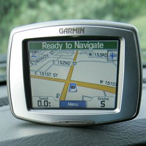 A Garmin GPS unit.