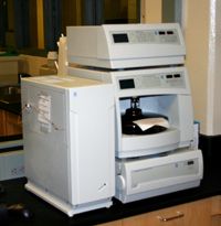 The high performance liquid chromatography system can measure antibiotic concentrations and anything abnormal that appears in the water. The laboratory staff will use it for research.