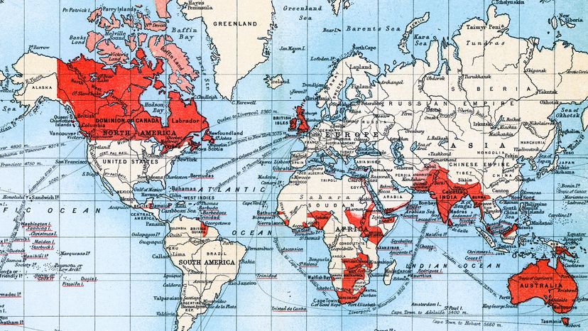 Map of British empire